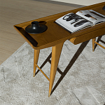 Дизайнерский рабочий стол из массива дерева Gio Ponti D.847.1 Writing Desk варинант исполнения - 6 | Loft Concept в Тюмени