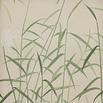 Обои ручная роспись Wild Grasses Special Colourway on Bleached Silver slub silk варинант исполнения - 2 | Loft Concept в Тюмени