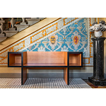 Дизайнерская скамейка  Canton  Beech and Black Bench варинант исполнения - 5 | Loft Concept в Тюмени