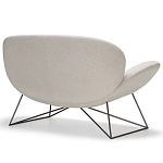 Дизайнерский двухместный диван Gio Ponti D.157.6  - DUE FOGLIE Sofa варинант исполнения - 6 | Loft Concept в Тюмени