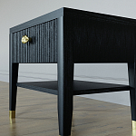 Прикроватная тумбочка с ящиком Elsa Dreams Black варинант исполнения - 3 | Loft Concept в Тюмени