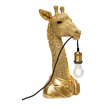 Настольная лампа в детскую Жираф в золотом костюме варинант исполнения - 1 | Loft Concept в Тюмени