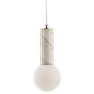 Подвесной светильник с декором под белый мрамор Shaw Marble