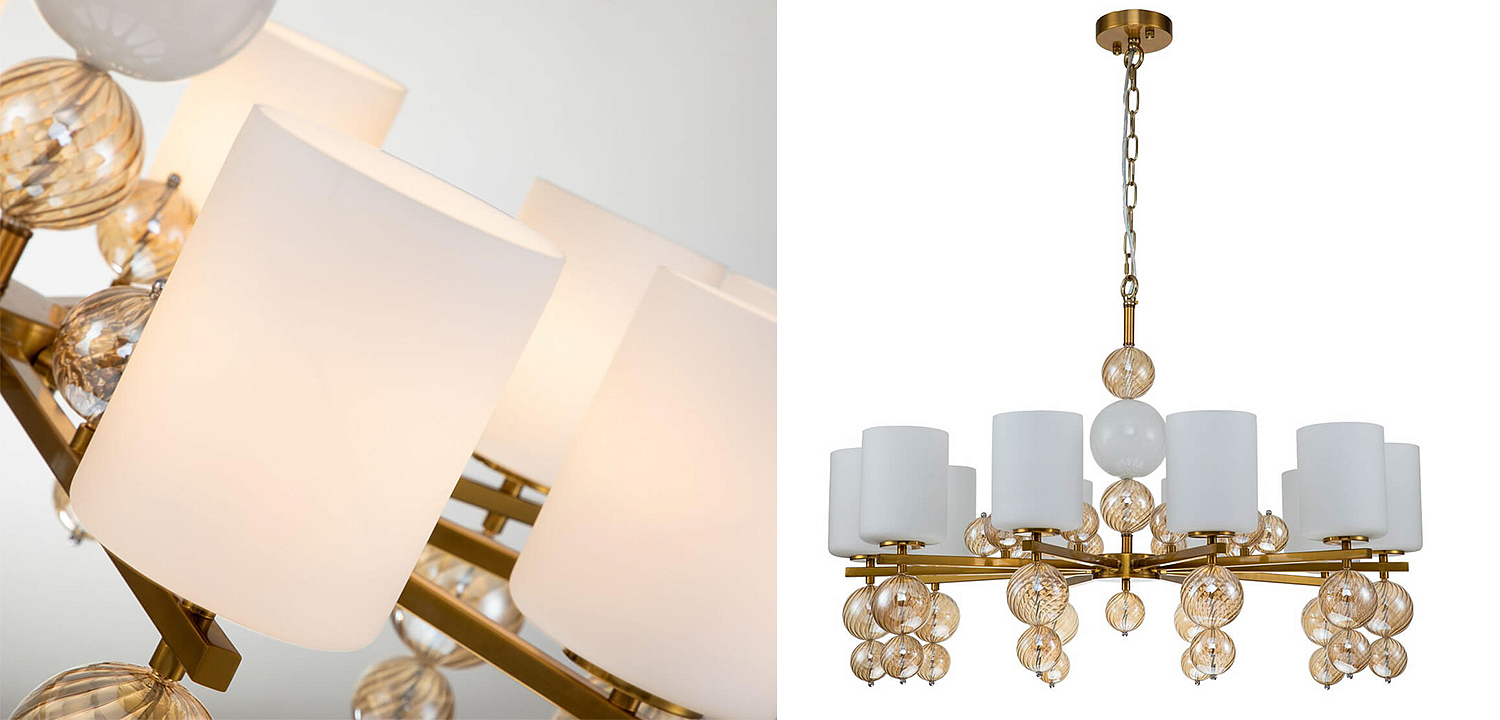 Люстра Blown Glass Balloons Chandelier 10 Люстра Blown Glass Balloons Chandelier 10 - Loft-Concept в Тюмени