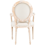 Стул с подлокотниками из массива бука бежевый Solid Luxury варинант исполнения - 2 | Loft Concept в Тюмени