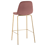 Барный стул на золотистых ножках VENDRAMIN Pink варинант исполнения - 4 | Loft Concept в Тюмени