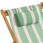 Шезлонг из акации и ткани Venezuela варинант исполнения - 8 | Loft Concept в Тюмени