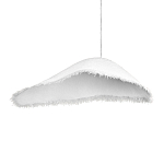 Подвесной светильник с асимметричным волнообразным абажуром и фактурной бахромой по краю Tactile Line варинант исполнения - 10 | Loft Concept в Тюмени