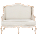 Диван двухместный из массива бука бежевый Solid Luxury варинант исполнения - 1 | Loft Concept в Тюмени