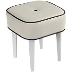 Квадратный мягкий пуф на белых ножках Winton Pouf Square варинант исполнения - 21 | Loft Concept в Тюмени