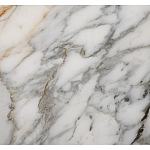 Столик журнальный с круглой мраморной столешницей на трех опорах Marble Stone Drawing варинант исполнения - 3 | Loft Concept в Тюмени