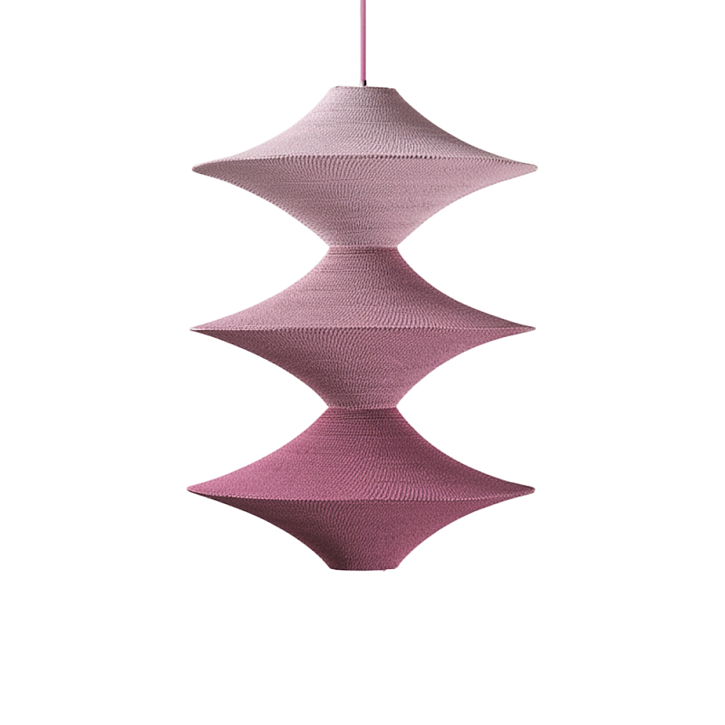 Подвесной вязаный розовый светильник «Звезда Востока 03» Розовый в Тюмени | Loft Concept 