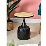 Приставной столик с факутрным черным основанием Ethiopia варинант исполнения - 6 | Loft Concept в Тюмени