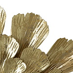 Зеркало круглое настенное в металлической раме Sunny Golden Petals варинант исполнения - 5 | Loft Concept в Тюмени