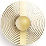 Бра в виде металлического диска Amadis Gold Wall Lamp варинант исполнения - 3 | Loft Concept в Тюмени