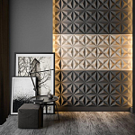 Гипсовая 3D панель с принтографией PM-101 варинант исполнения - 2 | Loft Concept в Тюмени