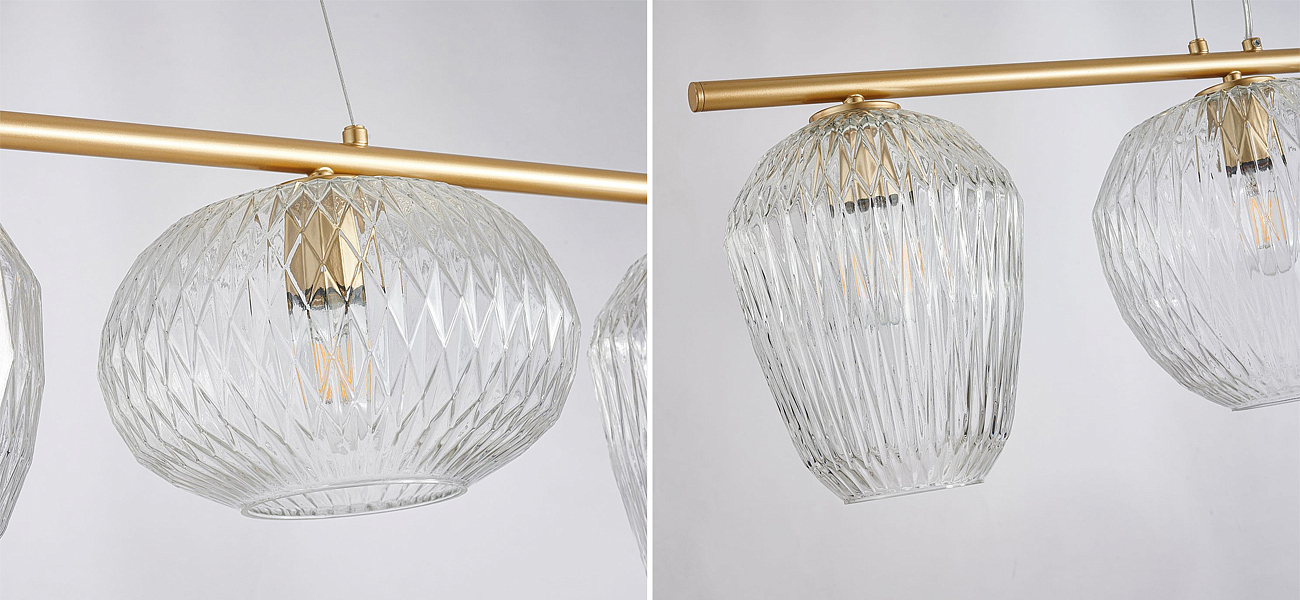 Люстра Foscarini c Прозрачными Плафонами Люстра Foscarini c Прозрачными Плафонами - Loft-Concept в Тюмени