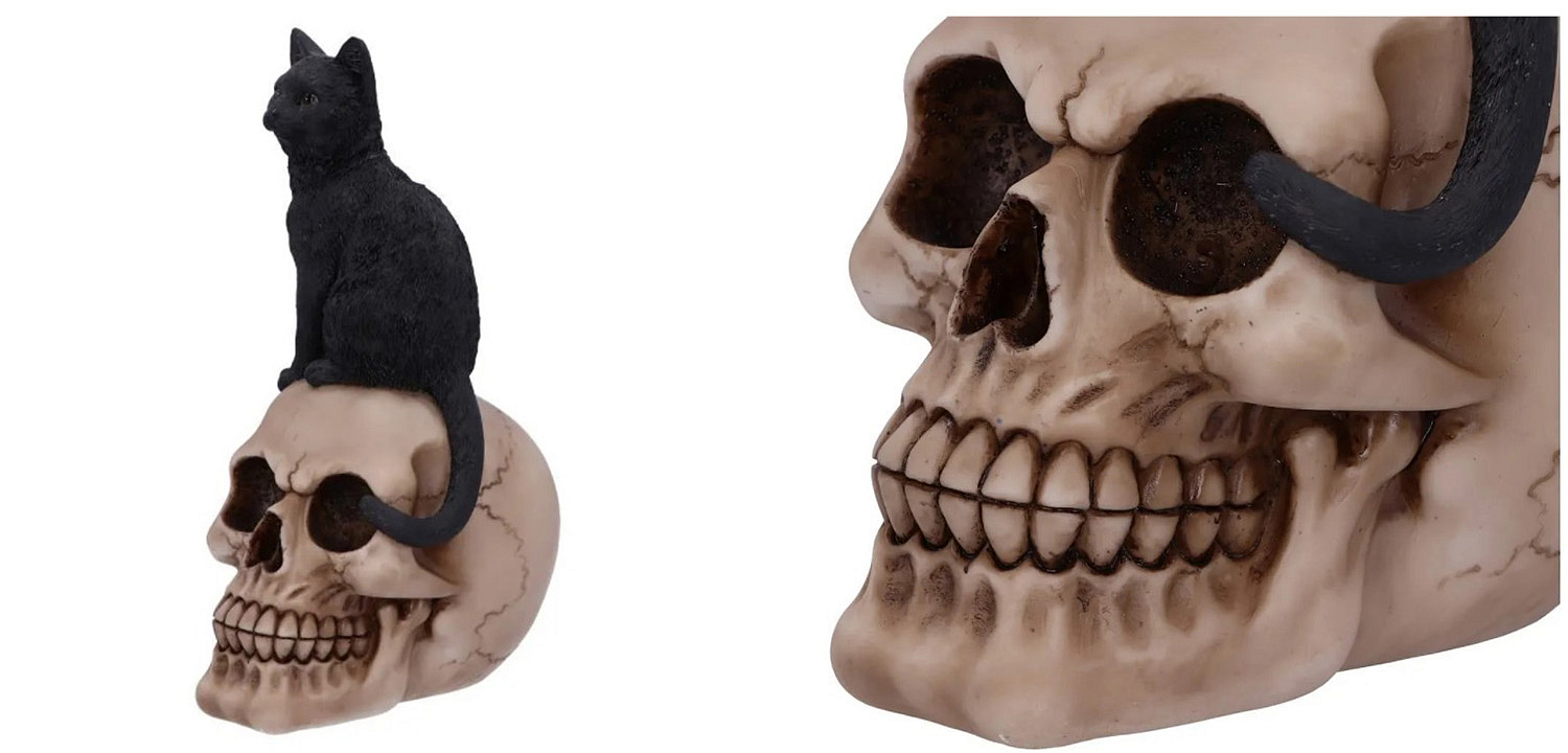 Статуэтка Skull Black Cat Статуэтка Skull Black Cat - Loft-Concept в Тюмени