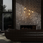 Гипсовая 3D панель с принтографией PM-47 варинант исполнения - 1 | Loft Concept в Тюмени