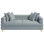 Дизайнерский Диван Lancaster Серо-голубое букле варинант исполнения - 3 | Loft Concept в Тюмени