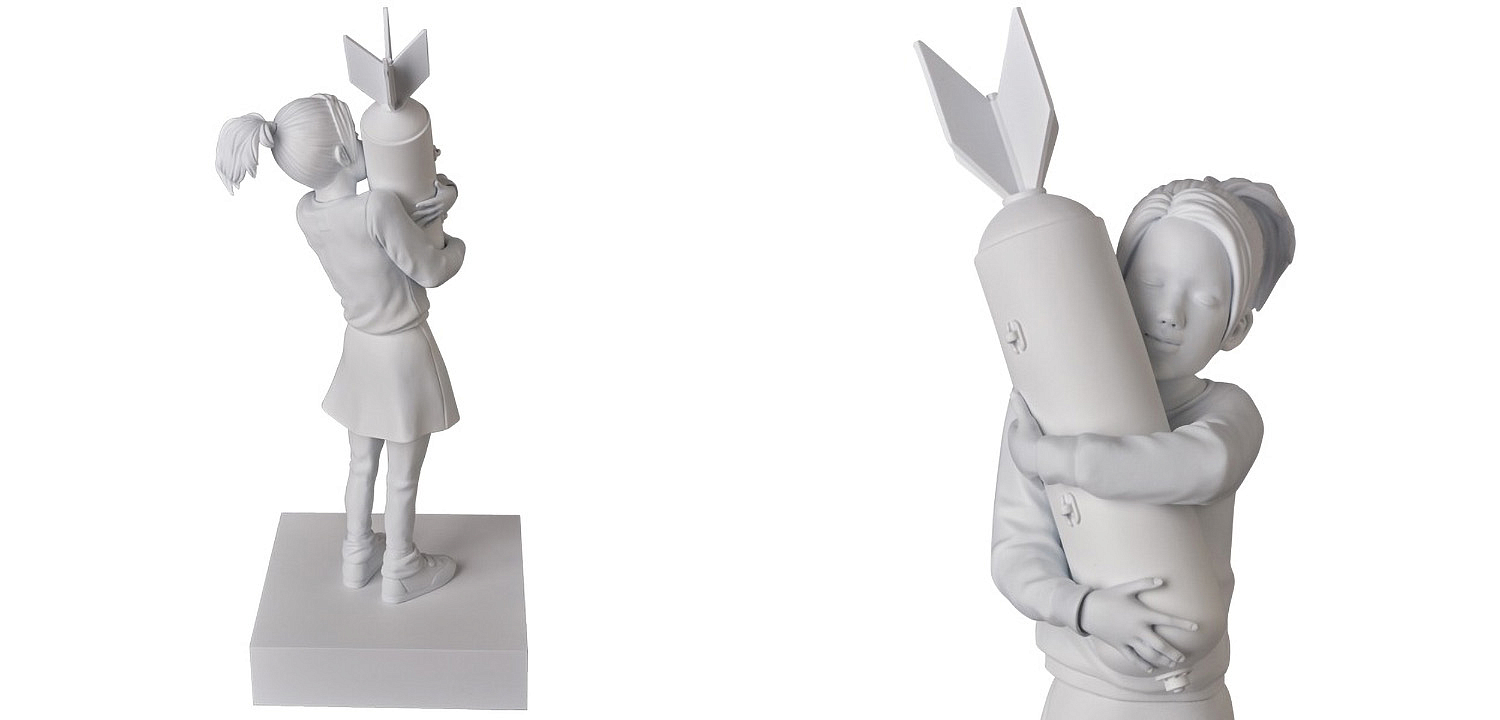 Статуэтка Banksy Bomb Hugger Sculpture White Статуэтка Banksy Bomb Hugger Sculpture White - Loft-Concept в Тюмени
