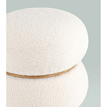 Пуф Полли S тедди белый варинант исполнения - 3 | Loft Concept в Тюмени