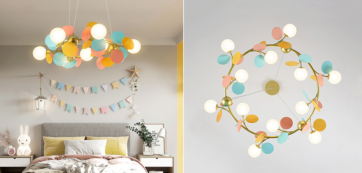 Люстра MATISSE Chandelier circle multicolor Люстра MATISSE Chandelier circle multicolor - Loft-Concept в Тюмени