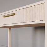 Элегантная Консоль Primo с выдвижным ящиком Светлый дуб варинант исполнения - 3 | Loft Concept в Тюмени