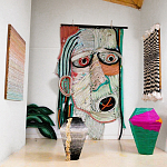 Арт-Объект плетеный из нитей большой портрет Joana Schneider  варинант исполнения - 1 | Loft Concept в Тюмени