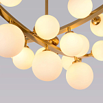 Люстра подвесная фигурная с белыми лампами в форме шара Felicitat варинант исполнения - 3 | Loft Concept в Тюмени
