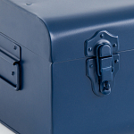Металлический сундук Metal Dark Blue варинант исполнения - 4 | Loft Concept в Тюмени