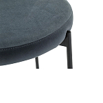 Стул металлический с мягкой спинкой и сиденьем из велюра Alfie Chair варинант исполнения - 7 | Loft Concept в Тюмени