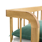 Кровать из массива дуба с пружинным блоком Mateta варинант исполнения - 6 | Loft Concept в Тюмени