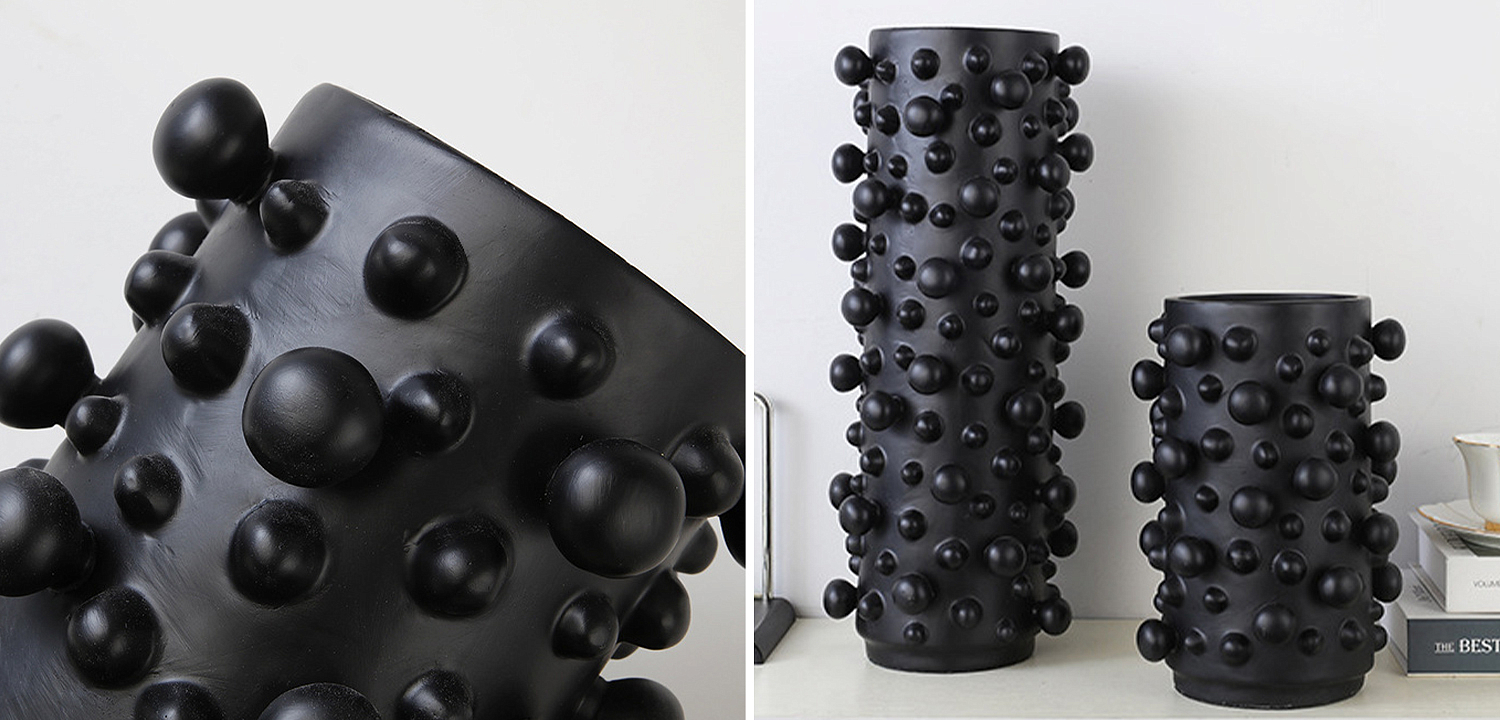Ваза Molecule Vase Black M Ваза Molecule Vase Black M - Loft-Concept в Тюмени