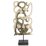 Маска ручной работы деревянная резная Mask Divorces варинант исполнения - 1 | Loft Concept в Тюмени