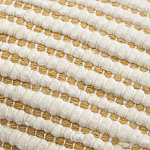 Чехол на подушку горчичного цвета с бахромой и объемным узором Ethnic mix варинант исполнения - 2 | Loft Concept в Тюмени