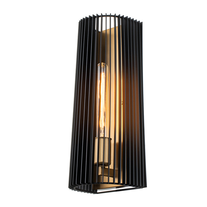 Бра с черными вертикальными линиями Kichler Латунь Черный в Тюмени | Loft Concept 