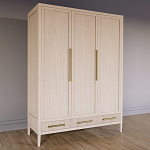 Большой Шкаф Primo Светлый дуб с 3 дверьми и 3 выдвижными ящиками варинант исполнения - 2 | Loft Concept в Тюмени