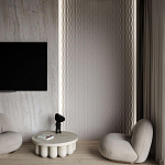 Гипсовая 3D Панель M-16 варинант исполнения - 1 | Loft Concept в Тюмени