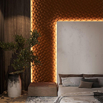 Гипсовая 3D Панель M-43 варинант исполнения - 1 | Loft Concept в Тюмени