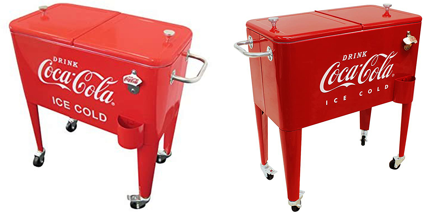 Куллер Retro Metal Coca-Cola Cooler Red Куллер Retro Metal Coca-Cola Cooler Red - Loft-Concept в Тюмени