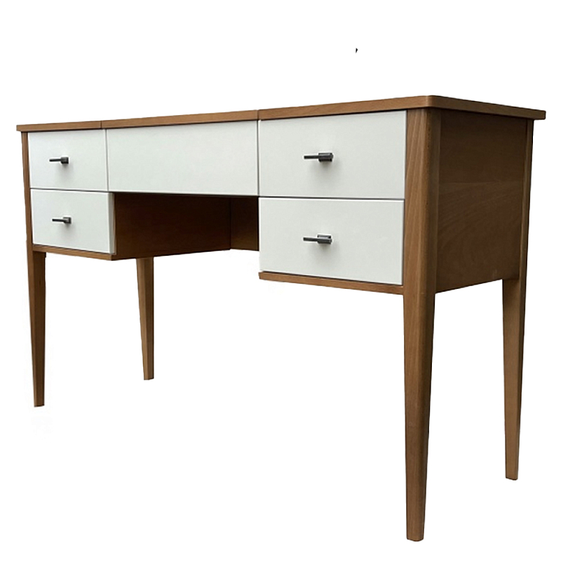 Стол письменный из массива бука Tasteful Furniture Table Коричневый Слоновая кость  в Тюмени | Loft Concept 