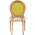 Стул из массива бука бежевый с изображением птиц и цветов Beige Green Chinoiserie Birds Garden Chair варинант исполнения - 2 | Loft Concept в Тюмени