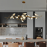 Люстра в виде золотой ветки с цветами и птичками Marvelous Garden варинант исполнения - 6 | Loft Concept в Тюмени