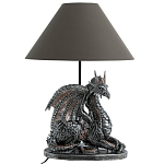 Настольная лампа с абажуром Дракон Silver Dragon варинант исполнения - 2 | Loft Concept в Тюмени