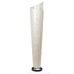 Торшер из перламутра на металлическом каркасе Indonesian Spiral варинант исполнения - 1 | Loft Concept в Тюмени