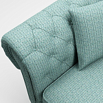 Мебельная ткань Шенилл бирюзовый цвет 142 см T4-61 варинант исполнения - 10 | Loft Concept в Тюмени