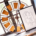 Часы настенные из металла в стиле лофт Clock with History варинант исполнения - 3 | Loft Concept в Тюмени