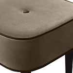 Квадратный мягкий пуф на черных ножках Winton Pouf Square варинант исполнения - 2 | Loft Concept в Тюмени