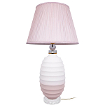 Настольная лампа керамическая Pink lampshade варинант исполнения - 2 | Loft Concept в Тюмени